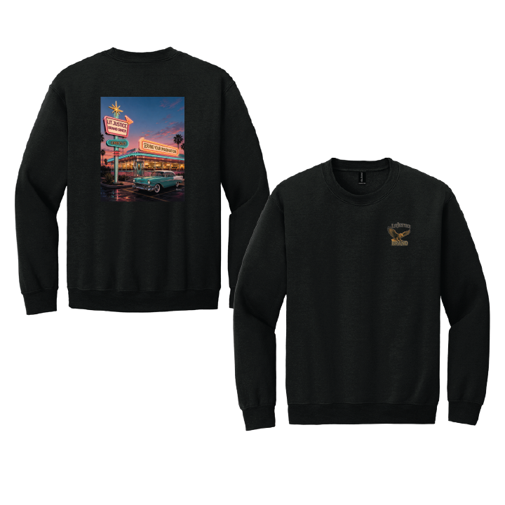 Lit Justice - Diner CREWNECK