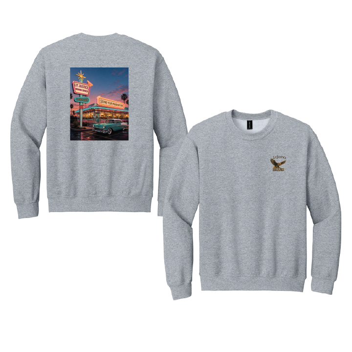 Lit Justice - Diner CREWNECK